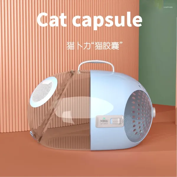 Cat Carriers Mobile Bag Sommerausflug mit tragbarem Raum große Kapazität atmungsaktiven Haustierträger -Rucksack