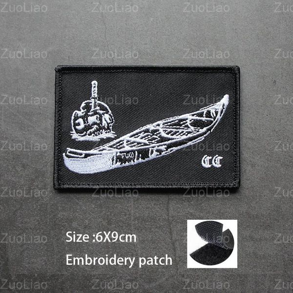 Sesto assedio 3d ricamato per il battitore ricamato zaino adesivo morale toppa patch fai -da -te personalità epaulet hook patch per l'abbigliamento