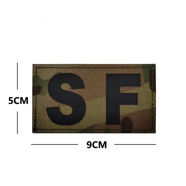 Armee Fan Patches Feuer SF USAF CTRU JFO Goon IR Reflective Badge Press IR -Patches für Kleidungshakenschleifenflecken