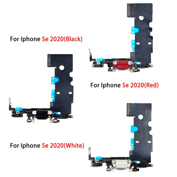 100% Original USB Charging Port Board Peças de conector de cabo flexível para iPhone SE 2020 Module Dock Connector Micro USB Carregador