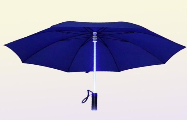 Guarda -de -chuva LED Sabre Up Up Umbrella Laser Golf Golfe Mudando no Shaftbuilt In Torch Flash 20215214205