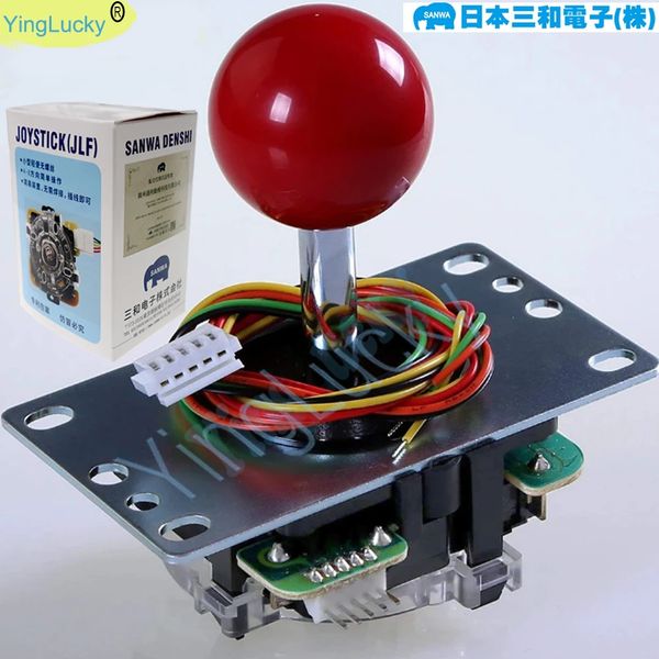 Sanwa Joystick Japão Japão original JLF-TP-8yt Rocker com DIY Joystick Kti Jamma Mami Arcade Game Machine Accessoriescabine 240410