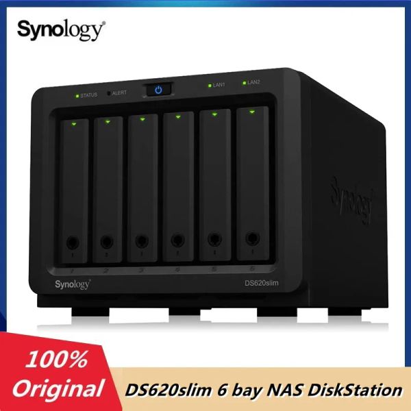 Synology di archiviazione DS620SLIM 6 Bay NAS Diskstation Desktop Modulo NAS RECOLO SISTEMA SAN/NAS (Diskless)