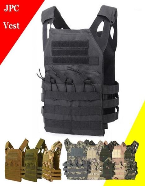 Тактический JPC Molle Vest Outdoor Paintball Plate Plate Vest Men Men Camoflage Hunting17909967