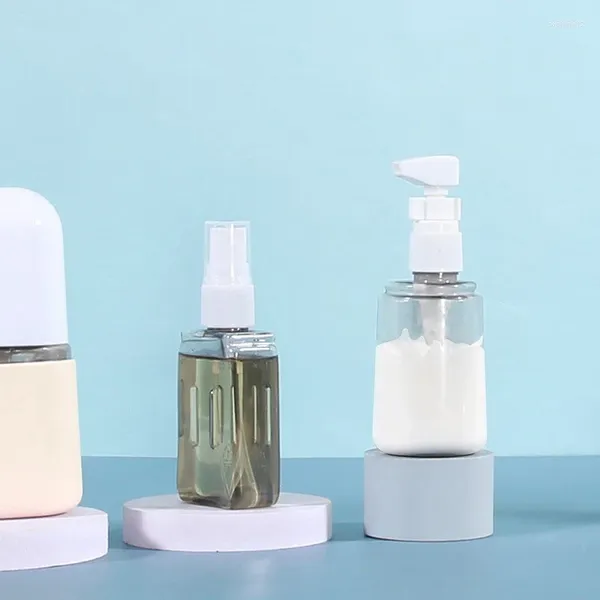 Flüssige Seifenspender Reiseflaschen für Toilettenartikelgröße Lecksicher wiederverwendbares nachfüllbares leeres Creme Körper Waschkosmetik Parfums Lotion 2024