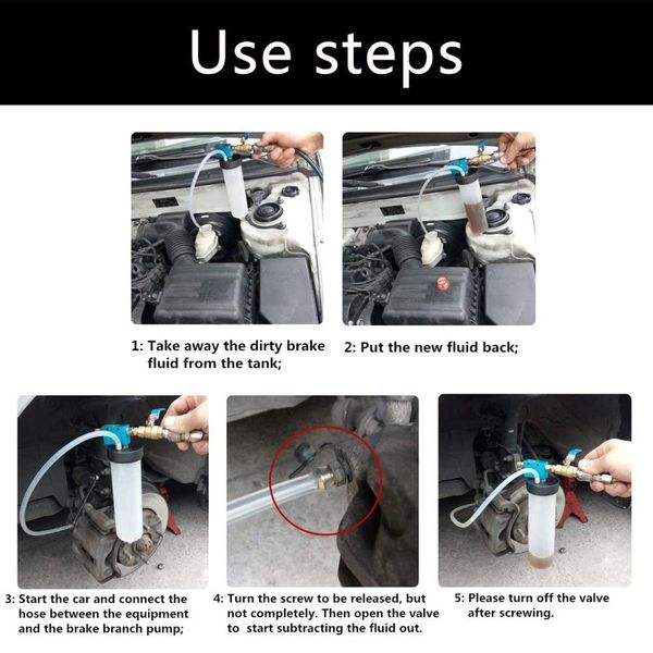 Strumento di cambio di olio di fluido freno per auto