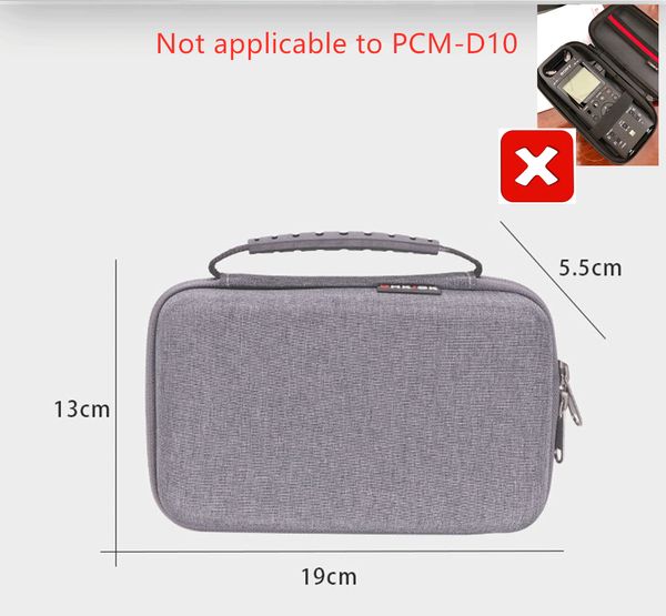 Sony PCM-D10 PCM-D100 için Genel Paket PCM-D50 Kayıt Kalemi Alıcı Kutu Taşınabilir Güç Bankası Veri Kablo Dijital Depolama Çantası