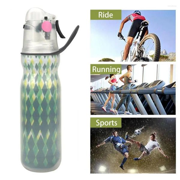Вода бутылки спортивные бутылки с изолированным спрей туманы с способностью для туристических спортивных зал.