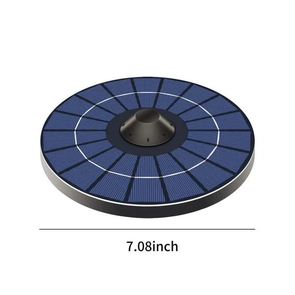 Solarbelüftel Luftpumpe/Sauerstoff für Fischtank und Teich Solar Aquarium Luftpumpe Pool Belüftung mit Luftblasensteinen