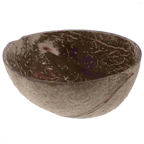 Dinnerware Define Coconut Shell Bowl Creative Serving Salada redonda Cocos de coqueiros Rice para gelatina