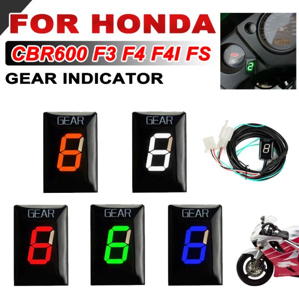 Per Honda CBR600 F3 F4 F4i CBR600FS CBR600 FS CBR600F4 CBR600F4I Accessori per moto 1-6 Visualizza meccanica Misuratore di velocità