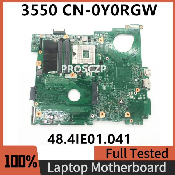 Материнская плата Cn0y0rgw 0y0rgw y0rgw для Dell Vostro v3550 3550 Материнская плата ноутбука 102454 48.4ie01.041 PWB: PY8WV HM67 DDR3 100%.