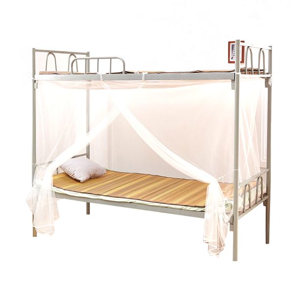 0,9/1,2/1,5/1,8m de largura redes de cama mais recente universal branco de quatro cantos pós -cama de dossel cádea de mosquito redação de tamanho da rainha gêmea rei