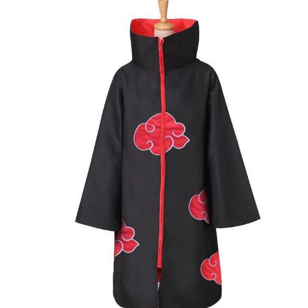 Naruto Anime Akatsuki Cos Vestiti Naruto Sasuke Anime Mantello attorno a Uchiha Itachi Abbigliamento Akatsuki Marshir Maestri uomini e donne