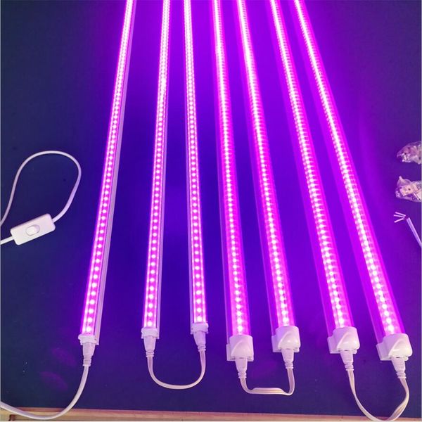 Tubos de LED T8 Integrado LED UV 395-400nm 120cm 4ft 18W Luzes AC100-240V 144LEDS FCC PF0.9 1200mm BLUBS LAMPS ULTRAVIOLE