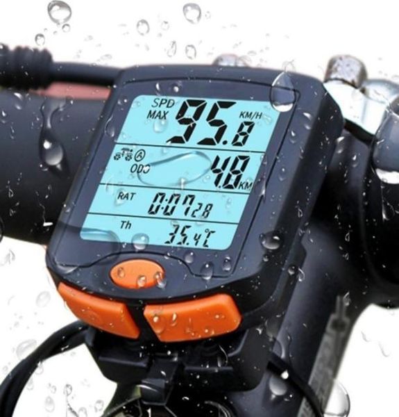 Elektronischer Tachometer Four SN Display -Trainer mit leuchtendem Straßenradfahrradzubehör für Mountain Bike1687678
