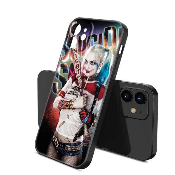 Caixa de telefone do Joker-Harley Quin para Apple iPhone 12 13 mini 11 14 Pro xs máx.