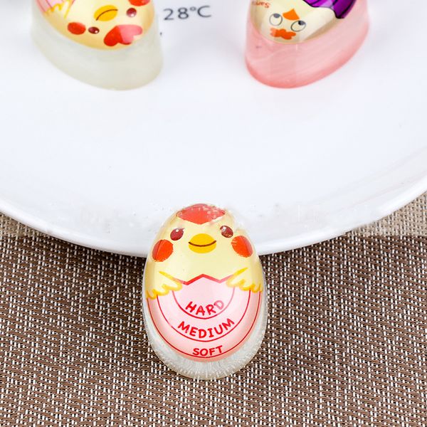 Timer Timer Egg Resina Cuciatore di uova bollito Colore Modifica della temperatura di cottura Osservatore cucina Tool da cucina Timer di uova rosse