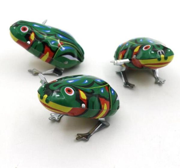 Kids Classic Tin Up Toys Toys Growing Frog Vintage Toys for Boys Educational YH7112883358