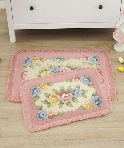 Романтическая цветочная печать ковров для ванной комнаты коврики 1 шт.