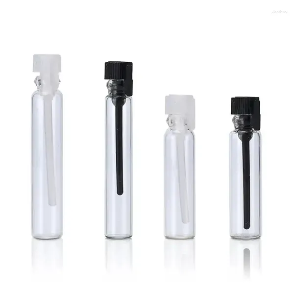 Bottiglie di stoccaggio 5pcs/pacchetto 1 ml/2 ml Olio essenziale/campione Fulmbofine per flacone