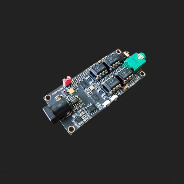 NVARCHER DULO ES9038Q2M Decodificação da placa I2S INPUT 3,5 mm 2,5 mm Es9038 Módulo USB assíncrono Suporte