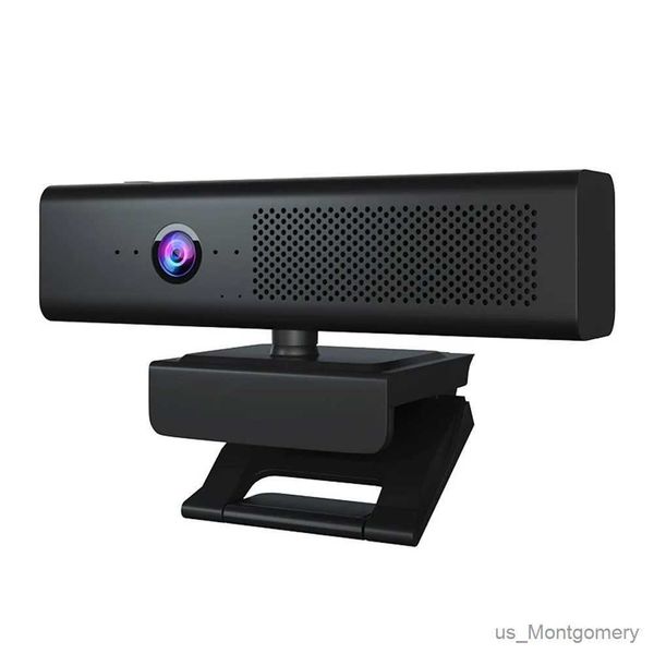 Webcams 1080p Câmera da Web FHD com alto -falante Microfone 30fps Conferência Computador Webcam Cancelamento da webcam de computador para chamada de vídeo