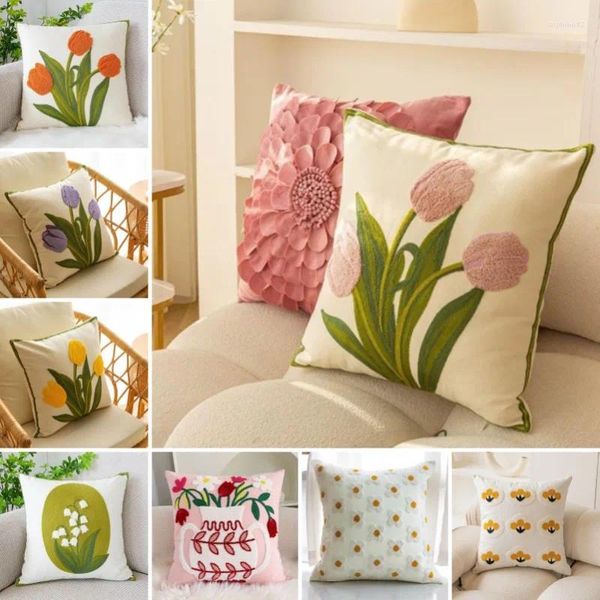 Divano di copertura per tulipico cuscino rimovibile e lavabile in lavatrice per casa decorazione del soggiorno ornamento camera da letto