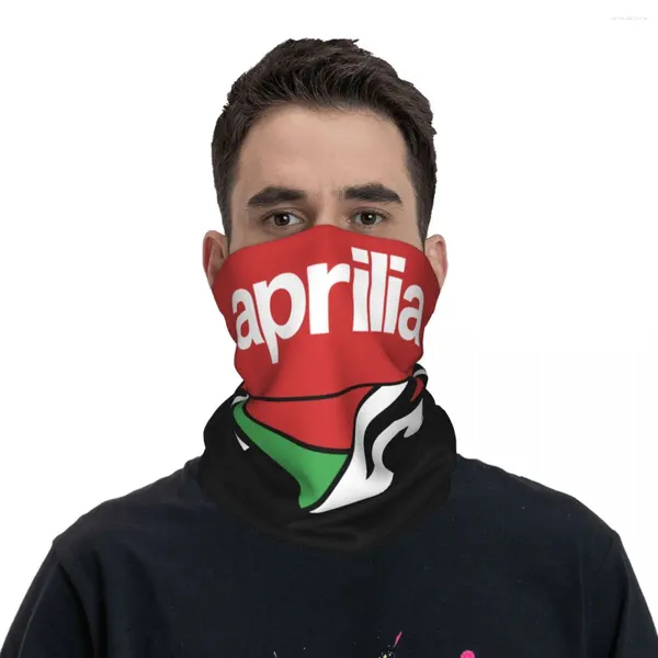 Schals Männer Frauen Aprilia Rennen Bandana Waren Halsmotor Gamper gedruckt Magie Schal warmes Haarband Handgelenk Wraps für Reiten gedruckt