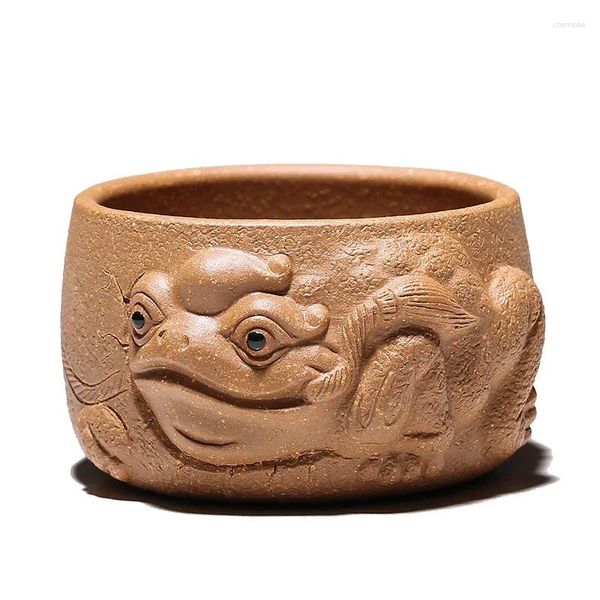 Tazze di piattini ceramica tazza di tè antico tazze da tè dipinte a mano in porcellana di alta qualità