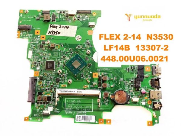 Оригинал материнской платы для Lenovo Flex 214 Motherboard Motherboard Flex 214 N3530 LF14B 133072 448.00U06.0021 Протестирована хорошая бесплатная доставка