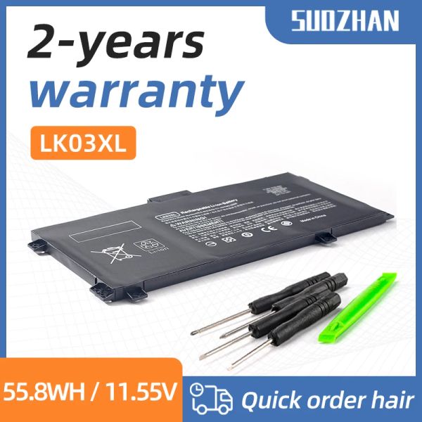 Batterie batterie Suozhan LK03XL Batteria per laptop per HP Envy 15 X360 15BP 15cn Tpnw127 W128 W129 W132 HSTNNLB7U HSTNNUB7I HSTNNNIB8M LB8J