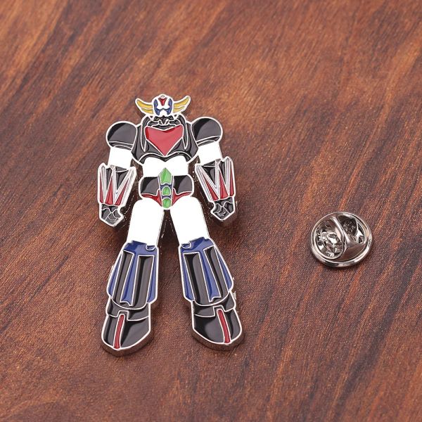 Transformers robot pinos fofos modelo modelo optimus prime metal esmalte o broche para acessórios de mochila de jaqueta crachás