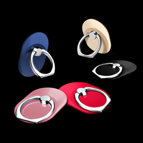 Ring de dedão smartphone smart stand para iPhone XS Huawei Samsung Cell Smart Round Phone Titular Ring Stand Stand Stand