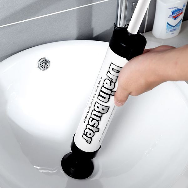 Remover intasato fognario Dragatura del tubo vuoto Drenante Manuale Schermo dell'aria Strumenti per la pulizia Strumenti per il bagno Blaster Macchina