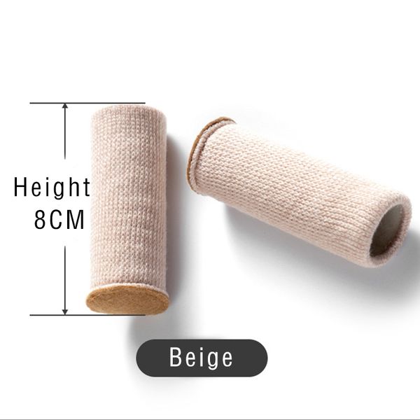 8pcs Stuhl Beinabdeckung Kee-resistentes stiller Tisch Bein fester Holzboden Beschützer gestrickt verdickte Nicht-Schlupf-Stuhlbein Non-Slip SL SL