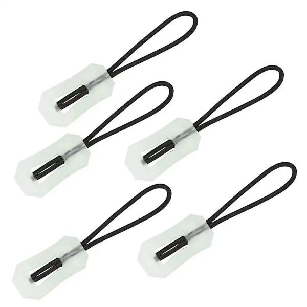 12/1PCS Luminous Zipper Pull brilho no escuro Anti-perdido Slider Pull Slider Cabeça DIY Roupas de mochila Os suprimentos de costura doméstica