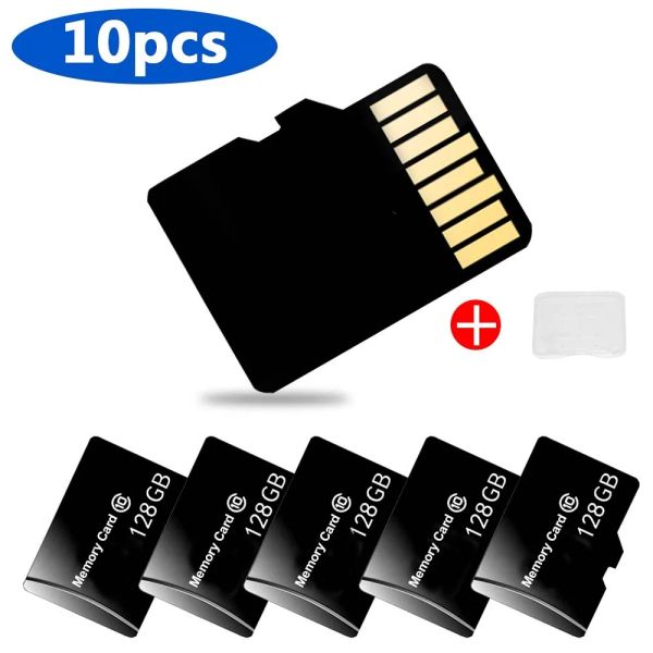 Cartas 10 PCs/LOT Mini SD Card 4GB 8GB 16GB 32GB 64GB 128GB CARTÃO DE MEMÓRIA C10 TF CARD