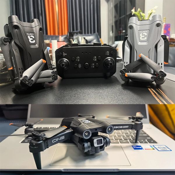 Drones Z908 Pro Mini VR Drone 4K Profesional RC Helicopter Quadcopter com câmera FPV Drones de evitar obstáculos a moldes de copter brinquedos dron