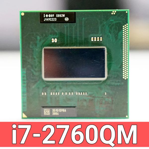Материнские платы New Core I7 2760QM I72760QM Ноутбук ЦП RPGA988B SR02W 2,43,5 ГГц 6 МБ процессор HM65 HM67