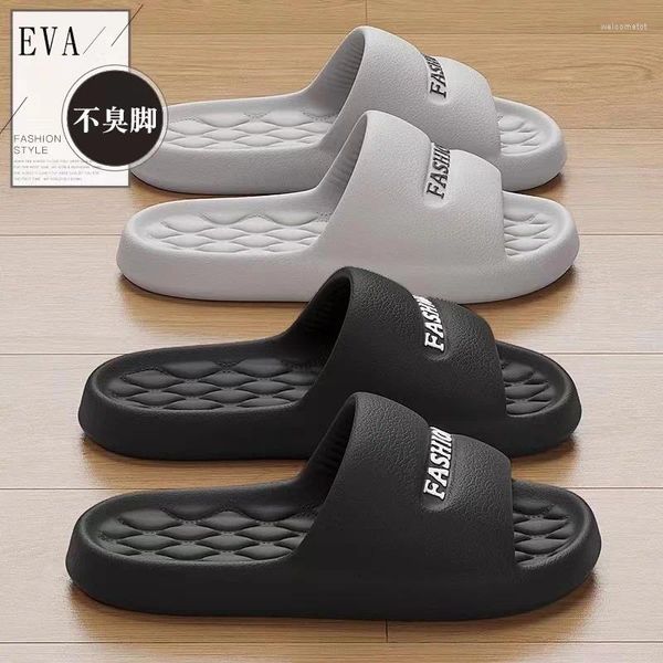 Slippers Summer Men's Feeling for Outdoor usando banheiro em casa Banho de banho Anti -Slip Wear Resistente e Silencioso Casal