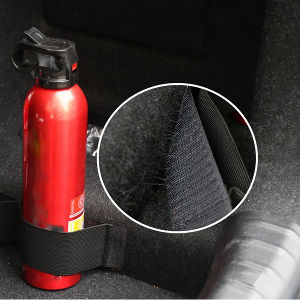 Tanni di stoccaggio del bagagliaio per auto tappeti elastici Elastico Tineti Fire Extinguisher Accessori per interni automatici fissi Accessori casuali 1pc