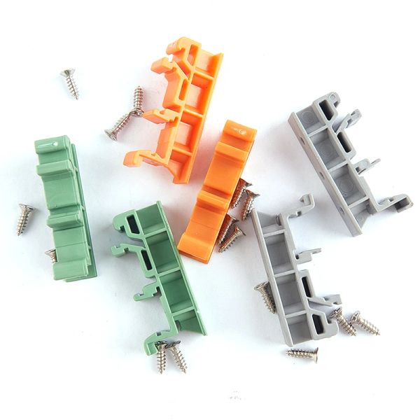 Adattatore di montaggio PCB da 2 pcs con 4 viti da 25 mm Adattatore di montaggio Din Rail Adattatore PCB Adattatore per la scheda Clip del supporto