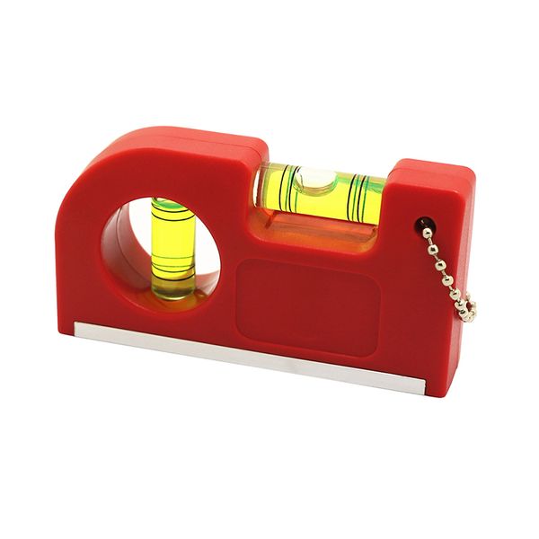 Pocket Spirit Level Bubble 2 Bubble Spiritler Spirit con base magneta Rigno orizzontale Livello portatile Rigno Magnetica ABS Shell