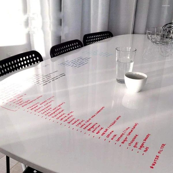 Fensteraufkleber Hohofilm 50cmx400cm Clear Writing Film Board Sticker Whiteboard Glass Selbstkleber Schale Stick Aufkleber