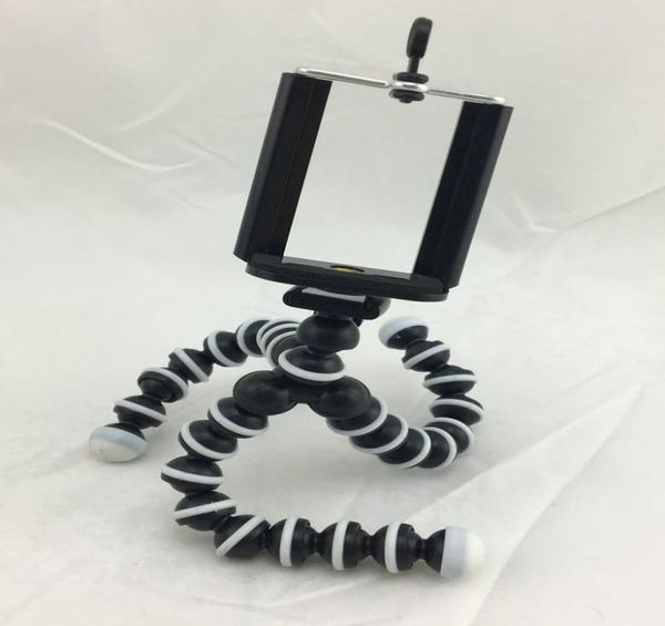 Yüksek kaliteli mini boyutta esnek ahtapot tripod standı braket tutucu, cep telefonu aksiyon kamerası için klip montajlı iPhone SAMS4785284