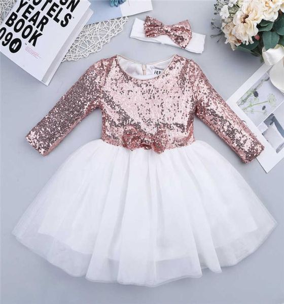 Girls Girls Paesaggio Flower Dress Princess Summer Birthday Party Tuttule Abiti formali Bambini Bambini Abiti da damigella d'onore Q07168299688