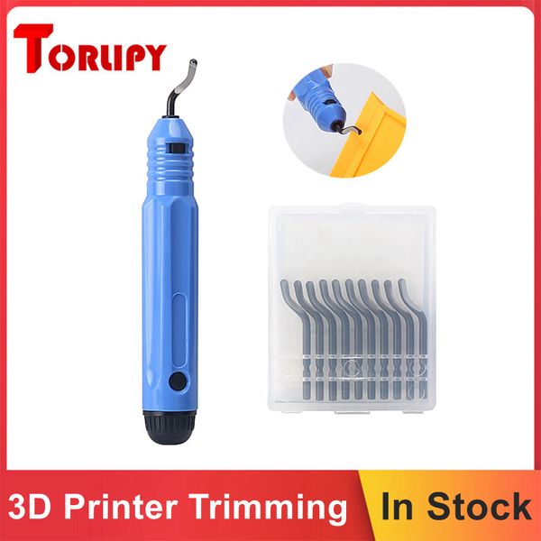 Torlipy 3D -Druckmodell Trimmmesser -Schaber 3D -Druckerwerkzeuge PLA ABS PETG TPU Material Modell Schnelltrimmungsgerät Kit Kit