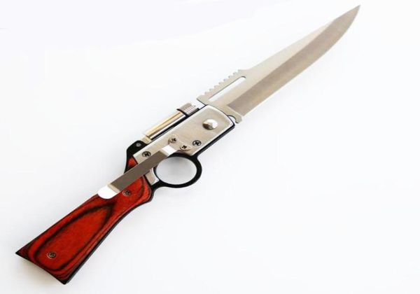 Shpping Nuovo arrivo Fast Open Folding Knife Spring Assisted Ak47 LED LED 440C Knife da campeggio Knife6270700