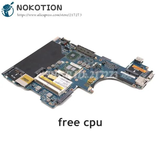 Motherboard Nokotion Laptop Motherboard für Dell Latitude E6410 CN08885V 08885V LA5471P Hauptbrett QM57 DDR3 Kostenlose CPU